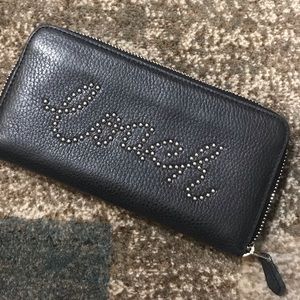 Coach "Logo" Black Leather Wallet 🖤